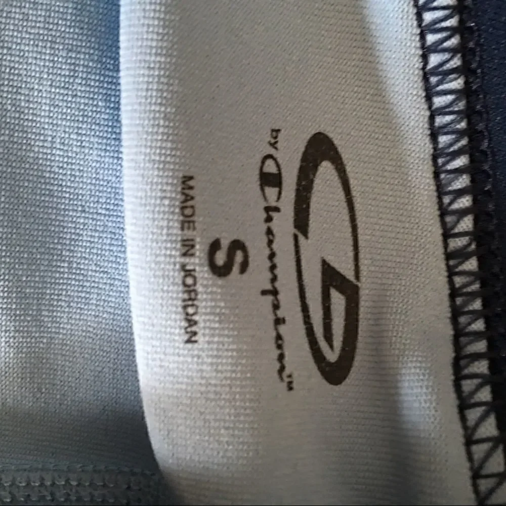 Champion thigh zip slit active shorts under skirt